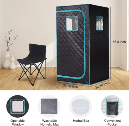 Full Body Home Steam VAPORSA Sauna Set 4L